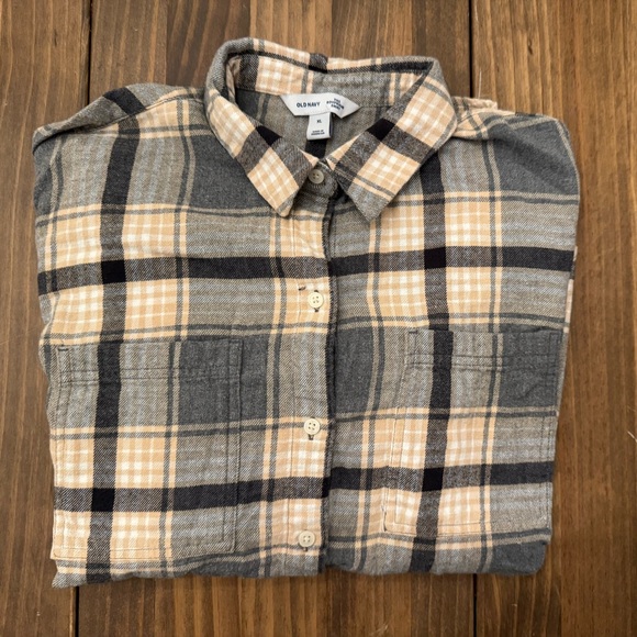 Cozy Oversized Plaid Flannel Sz XL - Picture 2 of 5